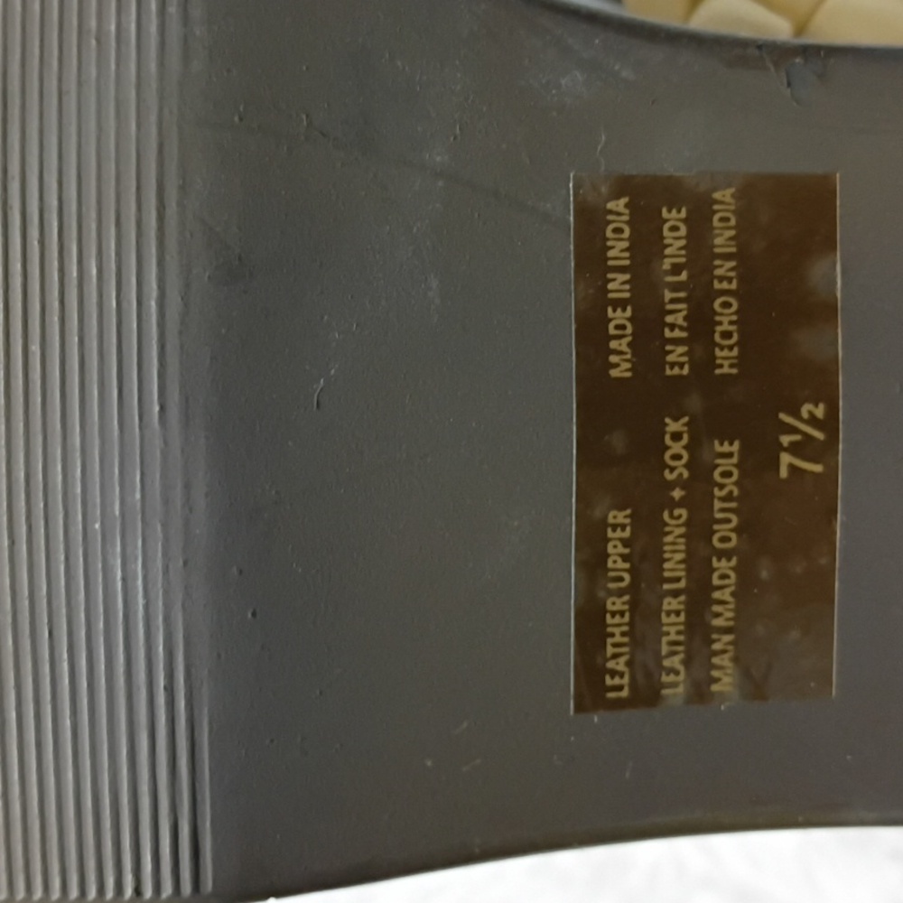 New Seychelles Novelty Women's Leather Butter Yellow Platform Sandals SZ 7.5 - Picture 11 of 15